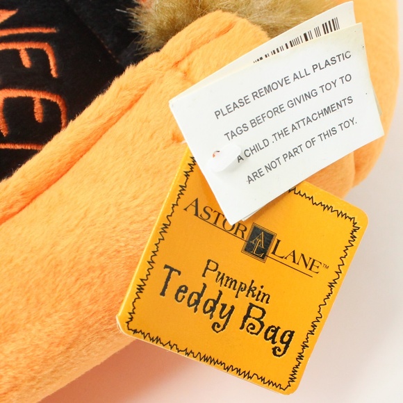 Pumpkin Teddy Bear Candy Bag Halloween Home Decor - Picture 4 of 6